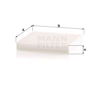 Фильтр салонный CU 1919 * MANN Фильтр салонный CU 1919 * MANN